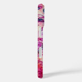 WHIMSICAL FLOURISHES bright roze red paars Case-Mate iPhone Case (Achterkant / Rechts)