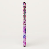 WHIMSICAL FLOURISHES bright roze red paars Case-Mate iPhone Case (Achterkant/links)