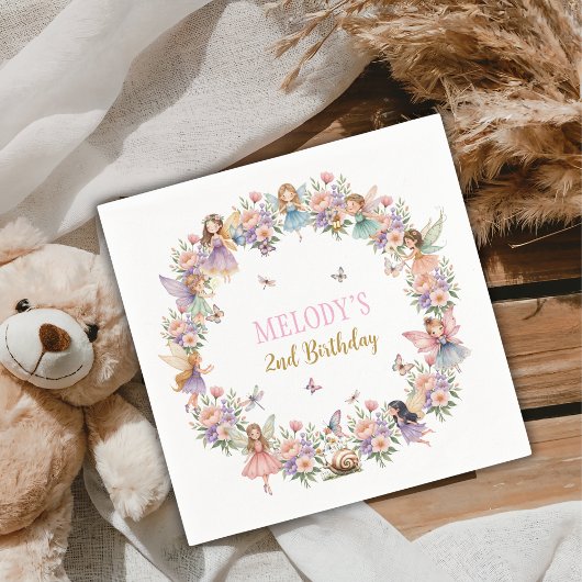 Whimsical flower fairy garden 2nd birthday servet