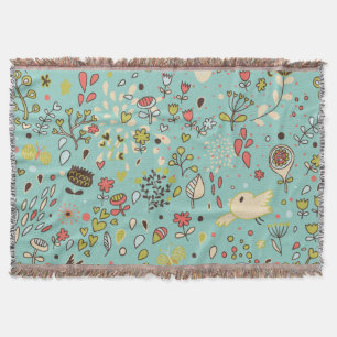 Whimsical Flower Garden Gooi Deken