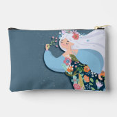 Whimsical Flower Lady Quote Etui (Achterkant)