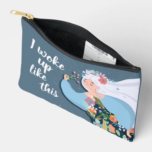 Whimsical Flower Lady Quote Etui (Open)