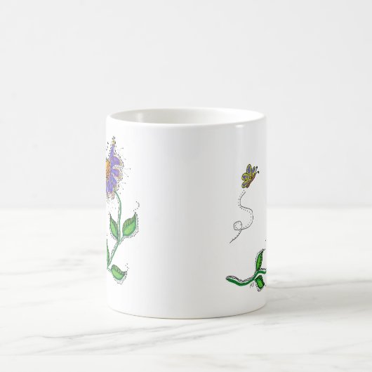 Whimsical Flower Mug (Centre)