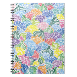 Whimsical Flowers Notitieboek