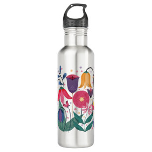 Whimsical Flowers Waterfles