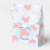 Whimsical Flying Pigs Bedankdoosjes (Voorkant Zijde)