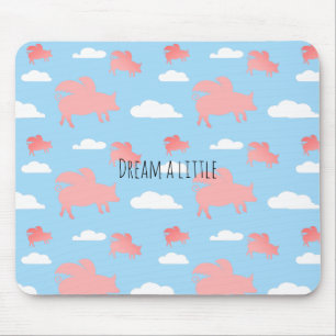 Whimsical Flying Pigs Muismat