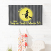 Whimsical Flying Witch Moonlight Halloween Spandoek (Insitu)