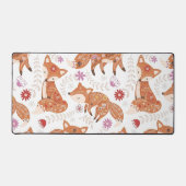 Whimsical Folk Art Fox and Flowers (Recto)