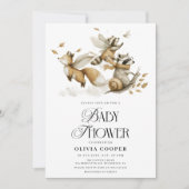 Whimsical Forest Animals Baby shower Kaart (Voorkant)
