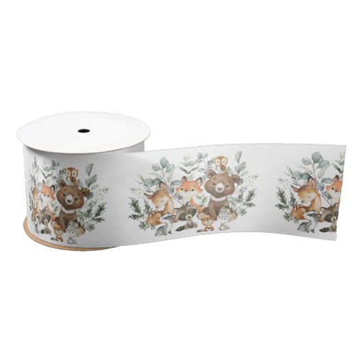 Whimsical Forest Animals Sage Greenery Lint (Spoel)