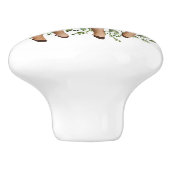 Whimsical Forest Deer Woodland Greenery Nursery Keramische Knop (Zijkant)