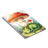 Whimsical Forest Dragon Notitieboek (Rechterzijde)