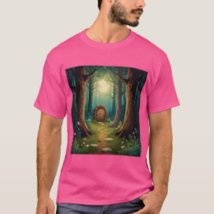 Whimsical Forest en Verborgen Sprookjesdeur - Natu T-shirt