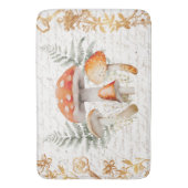 Whimsical Forest Mushroom  letter Boerderij Badmat (Voorkant Verticaal)