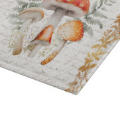 Whimsical Forest Mushroom letter Boerderij Snijplank (Hoek)