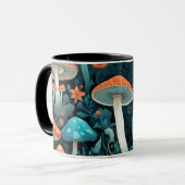 Whimsical Forest Mushrooms Illustratie Mok (Voorkant links)