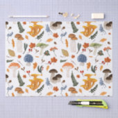 Whimsical Forest Mushrooms Waterverf Tissuepapier (Craft)