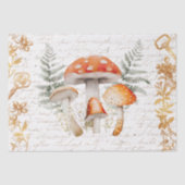 Whimsical Forest Paddestoel letter Decoupage Tissuepapier (Voorkant)