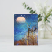 Whimsical Forest Scene Post Card Briefkaart (Staand voorkant)