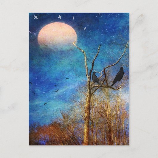 Whimsical Forest Scene Post Card Briefkaart (Voorkant)