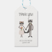 Whimsical Forest wasberen rustieke bruiloft cadeau Cadeaulabel (Voorkant)