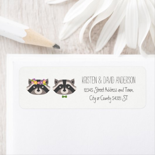 Whimsical Forest wasberen rustieke bruiloft Etiket (Insitu)