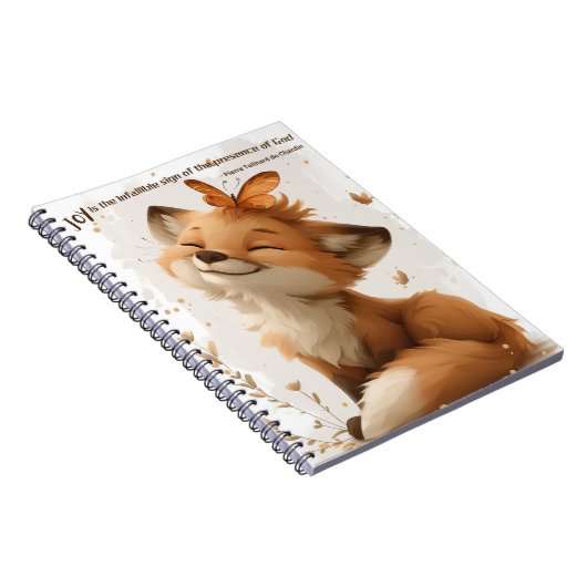 Whimsical Fox Joyful Carnet - Vibes positives (Côté Droit)