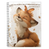 Whimsical Fox Joyful Carnet - Vibes positives (Devant)