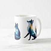 Whimsical Fox Keramische Mok (Voorkant rechts)