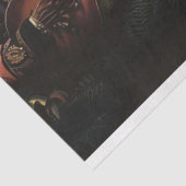 Whimsical Fox Musical Maestro Decoupage Tissuepapier (Detail)