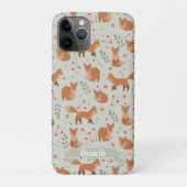 Whimsical Fox Pattern Case-Mate iPhone Case (Achterkant)