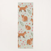 Whimsical Fox Pattern Yogamat (Achterkant)