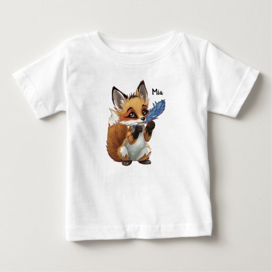 Whimsical Fox with a Feather (Voorkant)