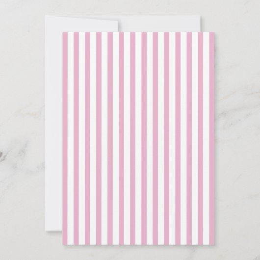 Whimsical frame with bow birthday invitation save the date (Achterkant)