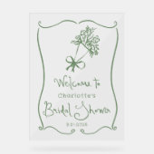 Whimsical Fresh off the Market Sage vert nuptiale (Recto)