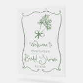 Whimsical Fresh off the Market Sage vert nuptiale (Angle)