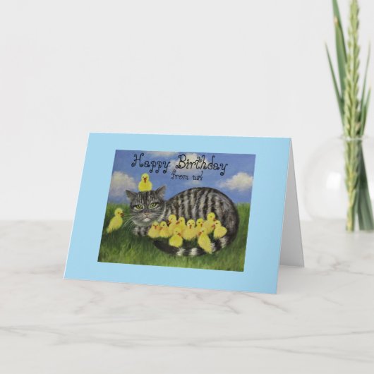 Whimsical Friends / Carte Anniversaire (Devant)