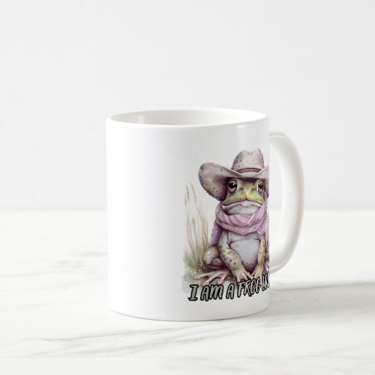 Whimsical Frog Coffee Mug (Devant droit)