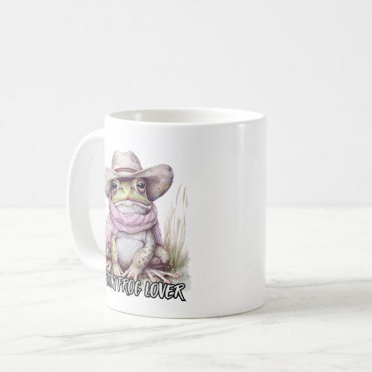 Whimsical Frog Coffee Mug (Devant gauche)