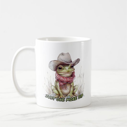 Whimsical Frog Coffee Mug (Gauche)