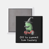 Whimsical Frog Wizard gaat Tom voor gek zetten Magneet (Voorkant / Achterkant)