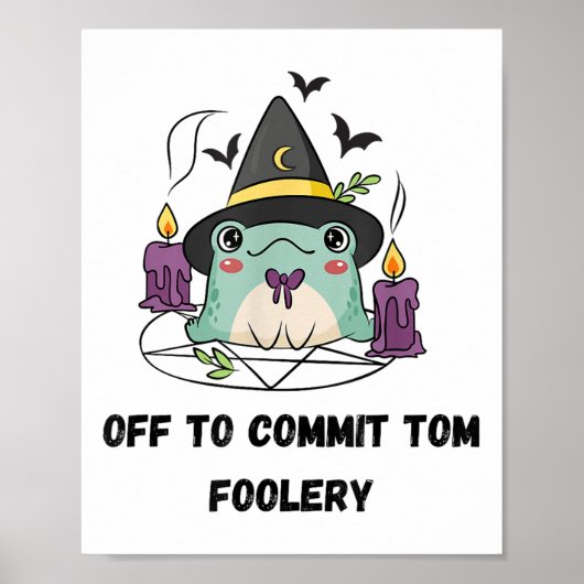Whimsical Frog Wizard gaat Tom voor gek zetten Poster (Voorkant)