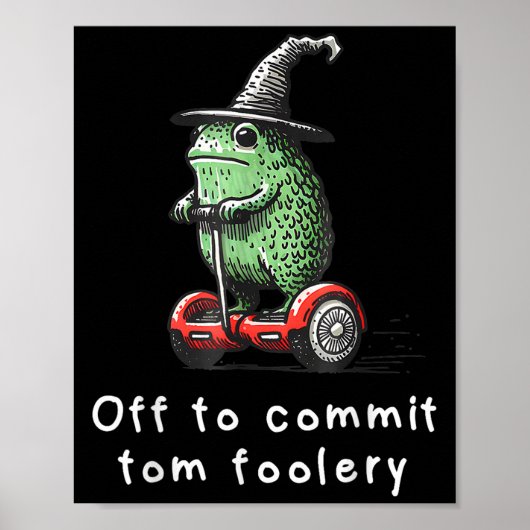 Whimsical Frog Wizard gaat Tom voor gek zetten Poster (Voorkant)