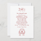 Whimsical Funky Hand Drawn Wedding Photo Bedankkaart (Achterkant)