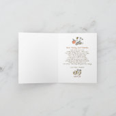 Whimsical Funky Mariage de automne Merci (Intérieur)