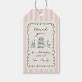 Whimsical Funky Quirky 30th Birthday Party Cadeaulabel (Voorkant)