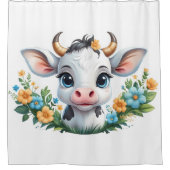 Whimsical Funny Animal Douche Rideaux