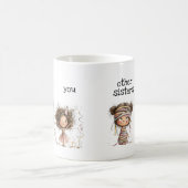 Whimsical Funny Mug for Sisters Koffiemok (Center)