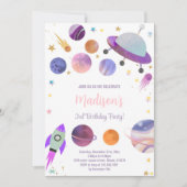 Whimsical Galaxy Theme voor kinderen Kaart (Voorkant)